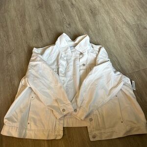 Old Navy White Denim Jacket